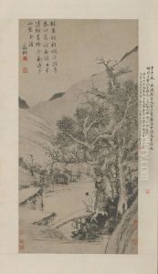 <<wen zheng ming xi qiao ce zhang tu zhou>> by Wen Zhengming