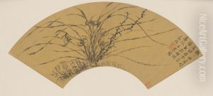 <<wen zheng ming lan hua tu shan ye>> by Wen Zhengming