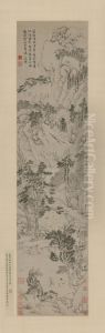 <<wen zheng ming lu yin zhang hua tu zhou>> by Wen Zhengming