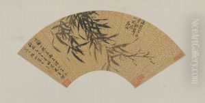 <<wen zheng ming feng zhu shan mian>> by Wen Zhengming
