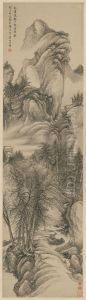 <<wang hui fang jiang guan dao xi shan wu jin tu zhou>> by Wang Hui
