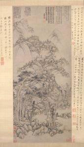 <<huang gong wang dan ya yu shu tu zhou>> by Huang Gongwang