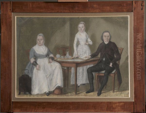 Grietje, Theodoor en hun dochter Alida Driesbergen, 1775-1800 - view 1