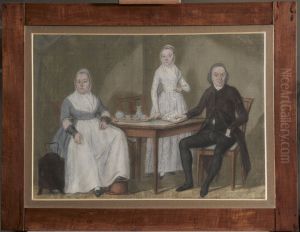 Grietje, Theodoor en hun dochter Alida Driesbergen, 1775-1800 Grietje, Theodoor en hun dochter Alida Driesbergen, 1775-1800