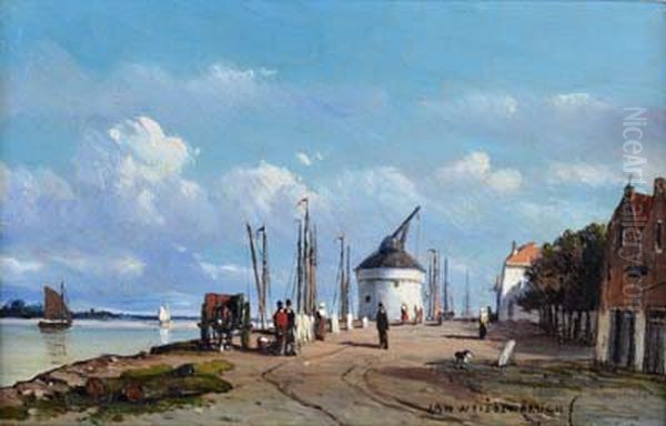 Waalkade met kraan - view 1