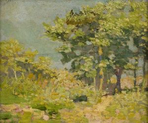 In het duin; Impressie by Eugene Lucker