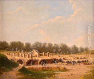 Bouw van het fort 'Kijk in de Pot'