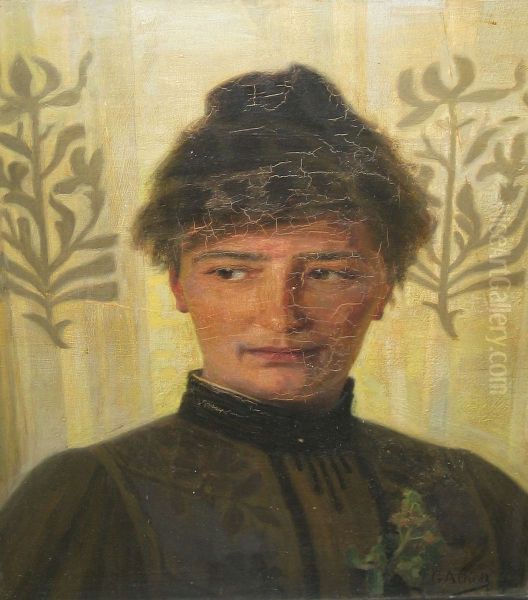 Portrait of Amalie Skram. - view 1