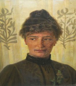 Portrait of Amalie Skram.