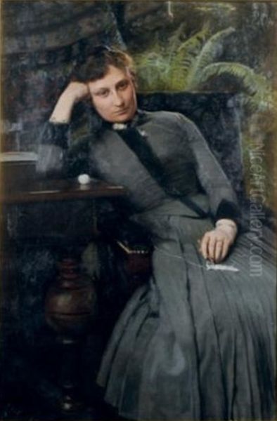 Portrait of the artist's wife. - view 1
