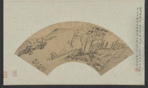 <<xu wei shan shui tu shan ye>> by Xu Wei