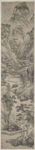 <<chen zhou fang dong ju shan shui tu zhou>> by Shen Zhou