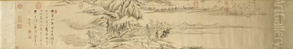 <<dong qi chang zhong jia shan yin wang ping yuan cun jing tu juan>> - view 1