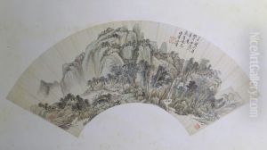 <<wang hui shan shui tu shan ye>> by Wang Hui
