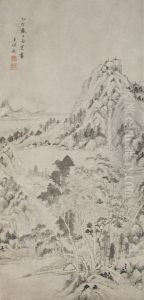 <<wang shi min shan shui tu zhou>> by Wang Shimin