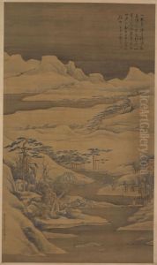 <<gao feng han xue jing shan shui tu zhou>> by Gao Fenghan