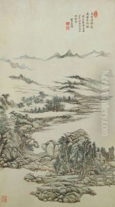 <<wang yuan qi chang li shi yi tu zhou>> by Wang Yuanqi