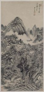 <<wang shi min shan shui tu zhou>> by Wang Shimin
