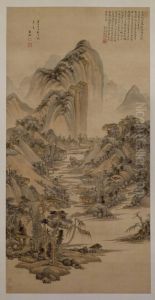 <<wang jian fang da chi shan shui tu zhou>> <<wang jian fang da chi shan shui tu zhou>>