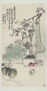 <<wu chang shuo sui chao qing gong tu zhou>> by Wu Chang-shuo
