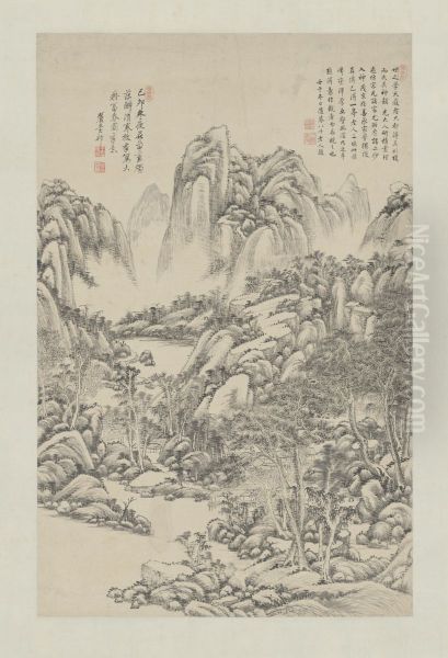 <<wang yuan qi <<fang huang gong wang fu chun shan tu>> zhou>> - view 1