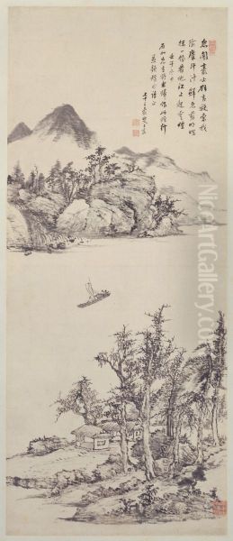 <<wang chen shan shui tu zhou>> - view 1