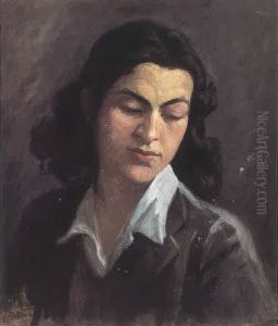Portrait de Malak Zakka, Une Eleve de Farroukh.