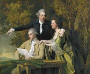 The Reverend D'Ewes Coke (1747-1811), His Wife Hannah, and Daniel Parker Coke (1745-1825)