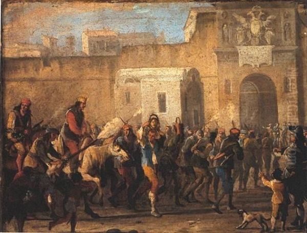 Punishment of the thefts at Masaniello's time. - view 1