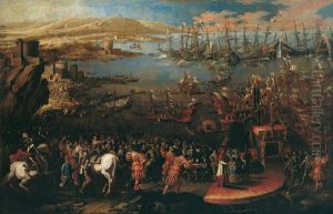 Desembarco de la infanta Maria de Austria en Napoles