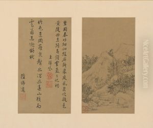 <<wen zheng ming shan shui ce>> by Wen Zhengming