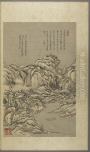 <<wang yuan qi fang gu shan shui ce>> by Wang Yuanqi