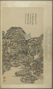 <<wang yuan qi fang gu shan shui ce>> <<wang yuan qi fang gu shan shui ce>>