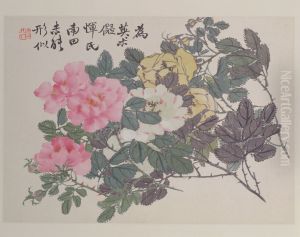 <<zhao zhi qian hua hui ce-hua hui ye>> by Zhao Zhiqian