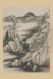 <<yuan ji jin shan long you si shi yi ce>> by Shitao Daoji