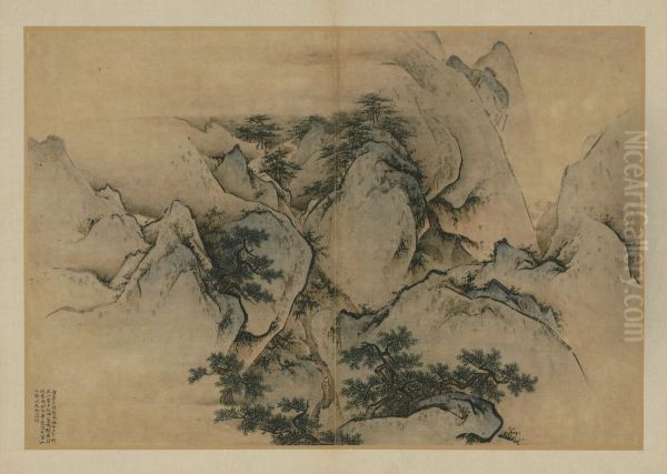 <<wang lu hua shan tu ce>> - view 1