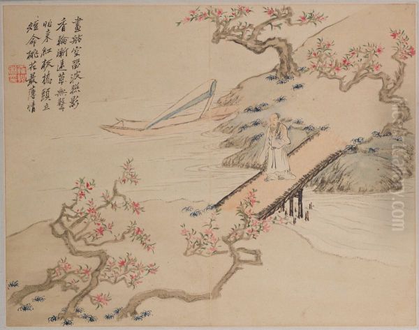<<luo pin ren wu shan shui ce>> - view 1