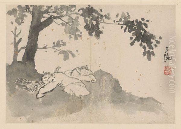 <<xu wei ren wu hua hui ce>> - view 1