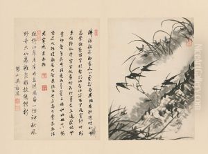 <<yuan ji lan zhu ce-zhu lan shi po>> by Shitao Daoji