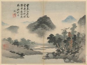 <<chen zhou wo you tu ce-qiu bai yun>> by Shen Zhou