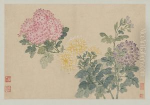 <<yun shou ping hua hui shan shui ce>> by Yun Shouping