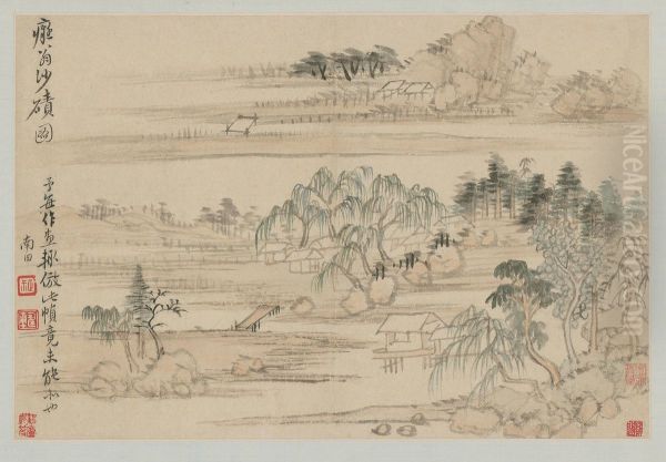 <<yun shou ping hua hui shan shui ce>> - view 1