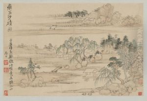 <<yun shou ping hua hui shan shui ce>> by Yun Shouping