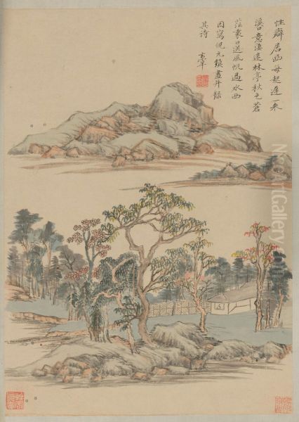<<dong qi chang shan shui ce>> - view 1