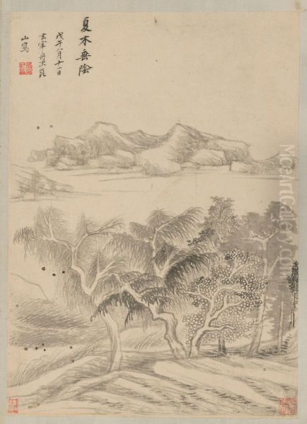 <<dong qi chang shan shui ce>> - view 1