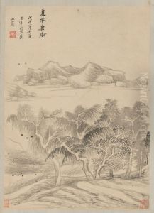 <<dong qi chang shan shui ce>> by Dong Qichang