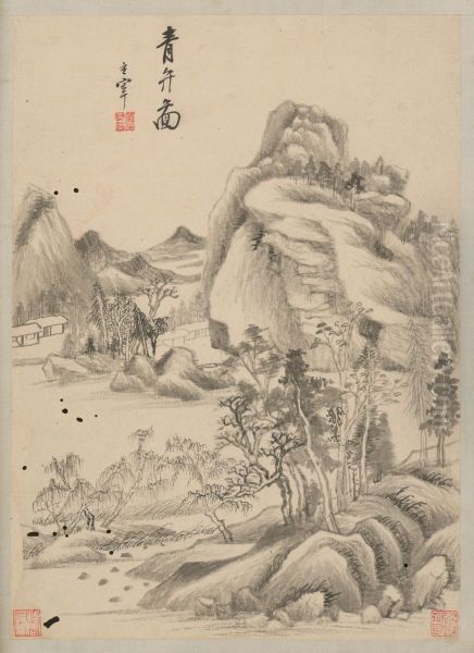 <<dong qi chang shan shui ce>> - view 1