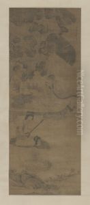 <<chen hong shou dan chang zhou>> by Chen Hongshou