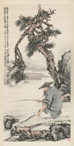 <<ni tian, wang zhen, cheng zhang deng san jia he hua song yin chui diao zhou>> by Zhang Cheng