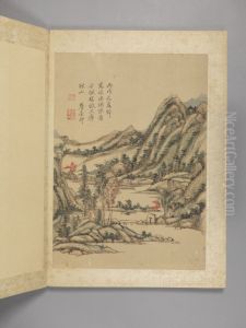 <<wang yuan qi fang gu shan shui ce>> <<wang yuan qi fang gu shan shui ce>>